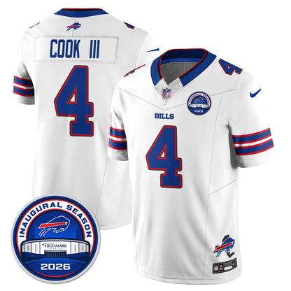 BUF 2026 Inaugural Season Patch Vapor Limited Jersey - All Stitched
