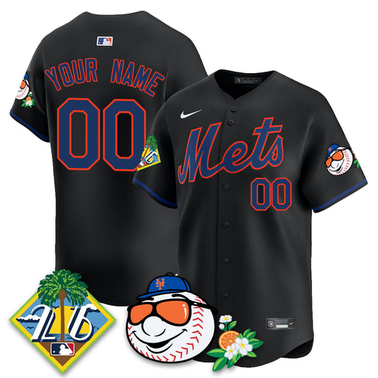 Custom NYM 2026 Spring Training Vapor Limited Jersey - Stitched