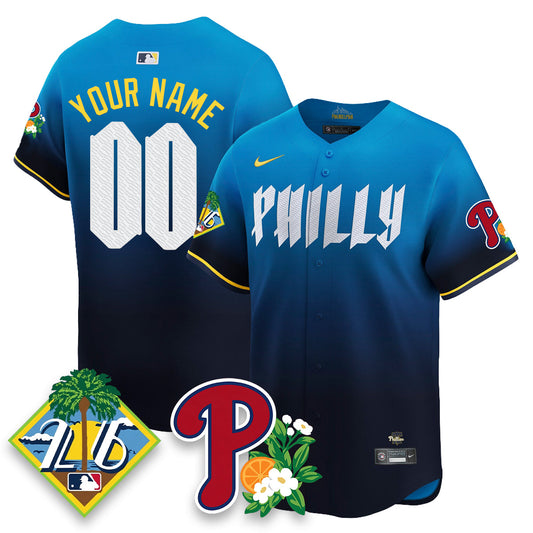Custom PHI 2026 Spring Training Vapor Limited Jersey - Stitched