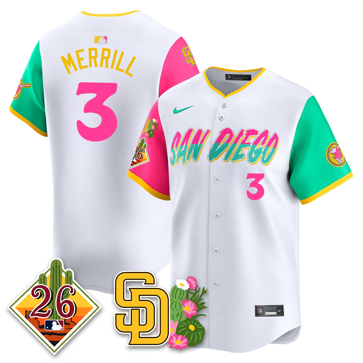 SD 2026 Spring Training Vapor Limited Jersey - All Stitched