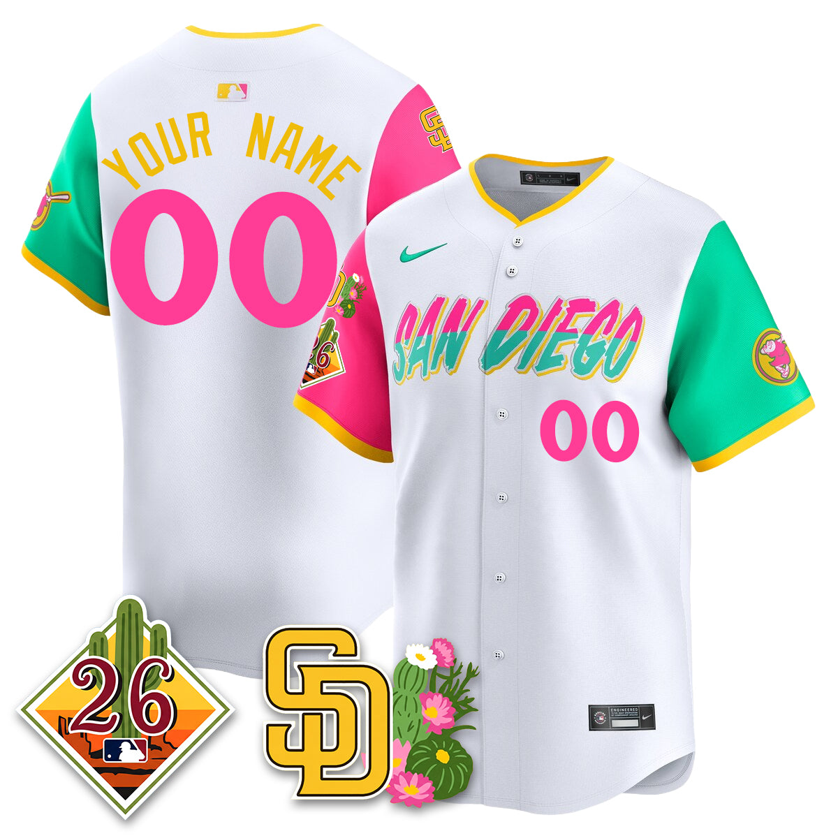SD 2026 Spring Training Vapor Limited Custom Jersey - All Stitched