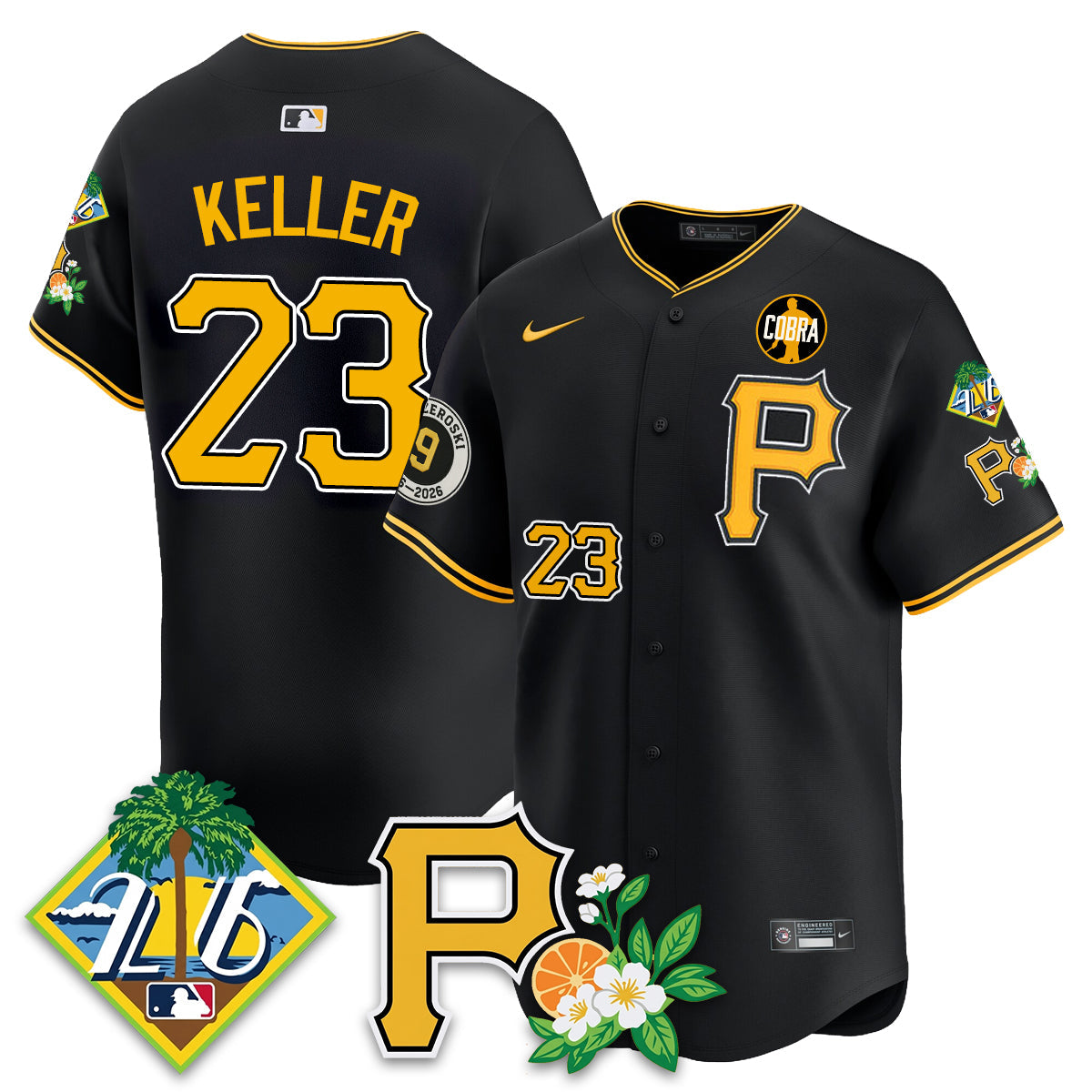 PIT 2026 Spring Training Vapor Limited Jersey - Bill Mazeroski Patch - All Stitched