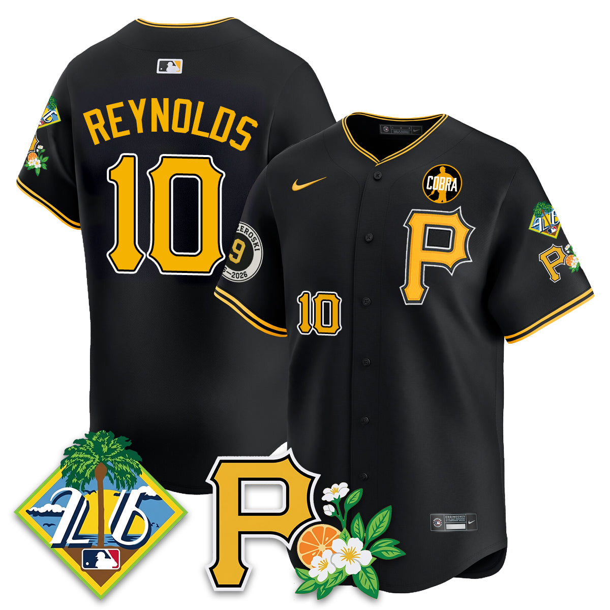 PIT 2026 Spring Training Vapor Limited Jersey - Bill Mazeroski Patch - All Stitched