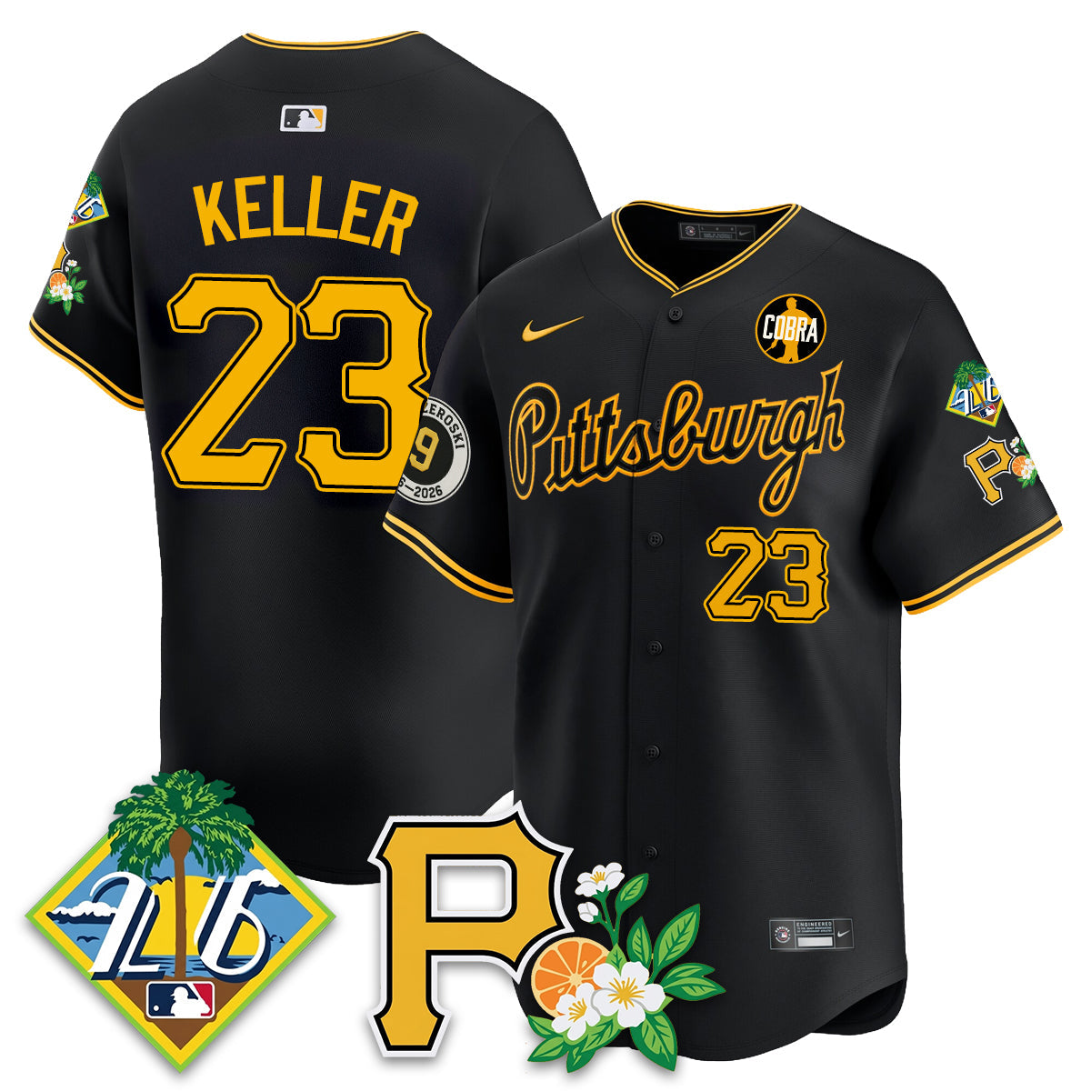 PIT 2026 Spring Training Vapor Limited Jersey - Bill Mazeroski Patch - All Stitched