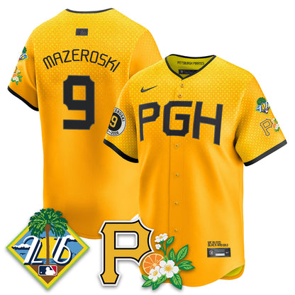 PIT 2026 Spring Training Vapor Limited Jersey - Bill Mazeroski Patch - All Stitched