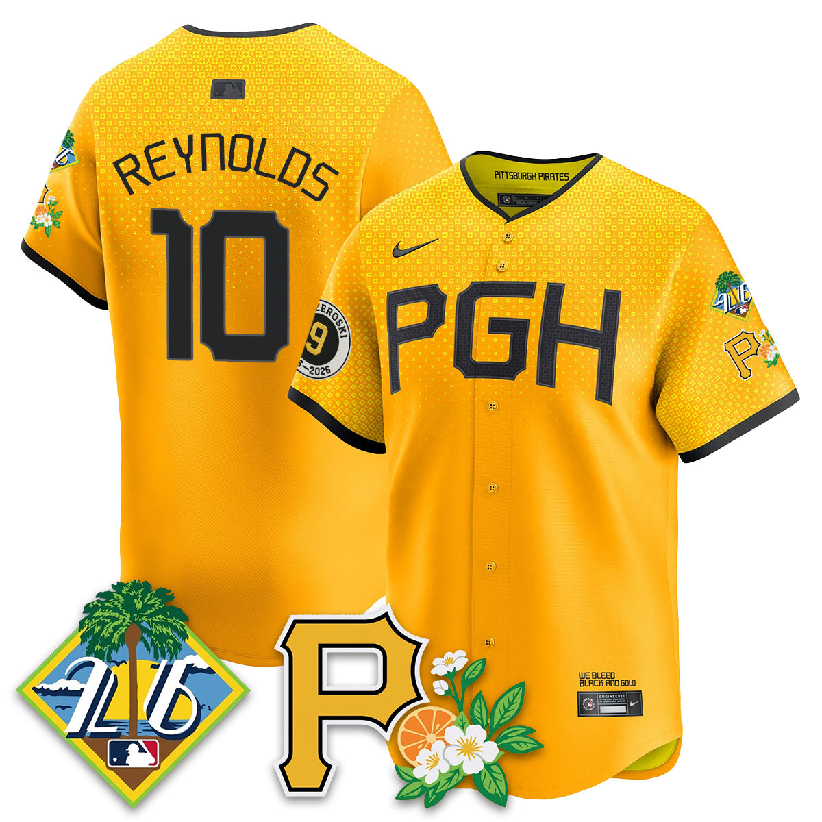PIT 2026 Spring Training Vapor Limited Jersey - Bill Mazeroski Patch - All Stitched