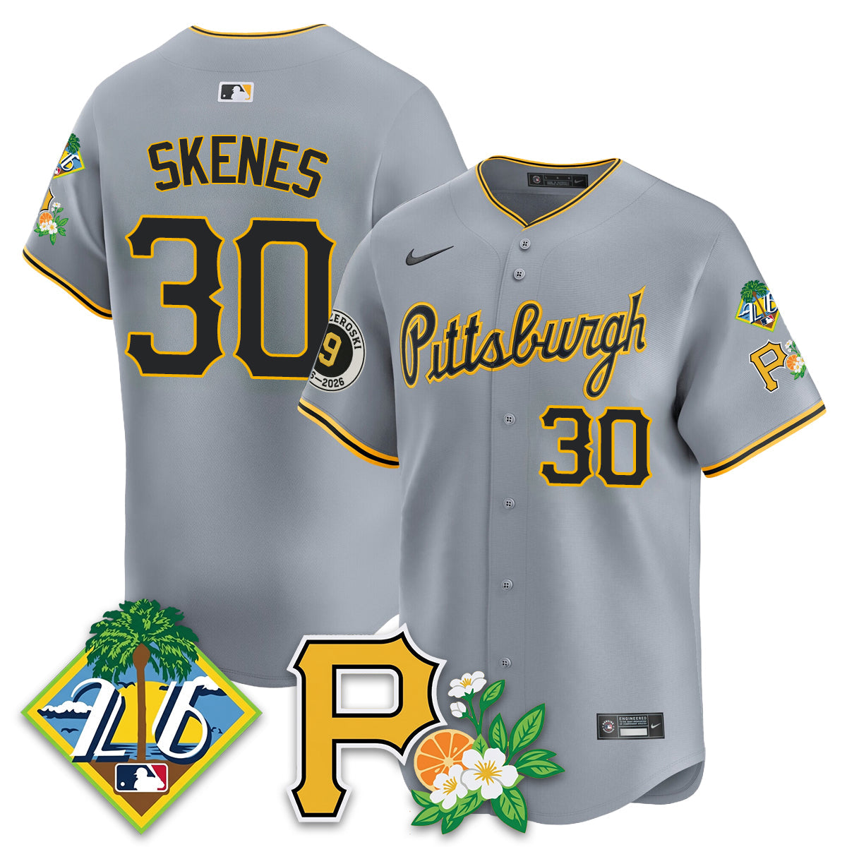 PIT 2026 Spring Training Vapor Limited Jersey - Bill Mazeroski Patch - All Stitched