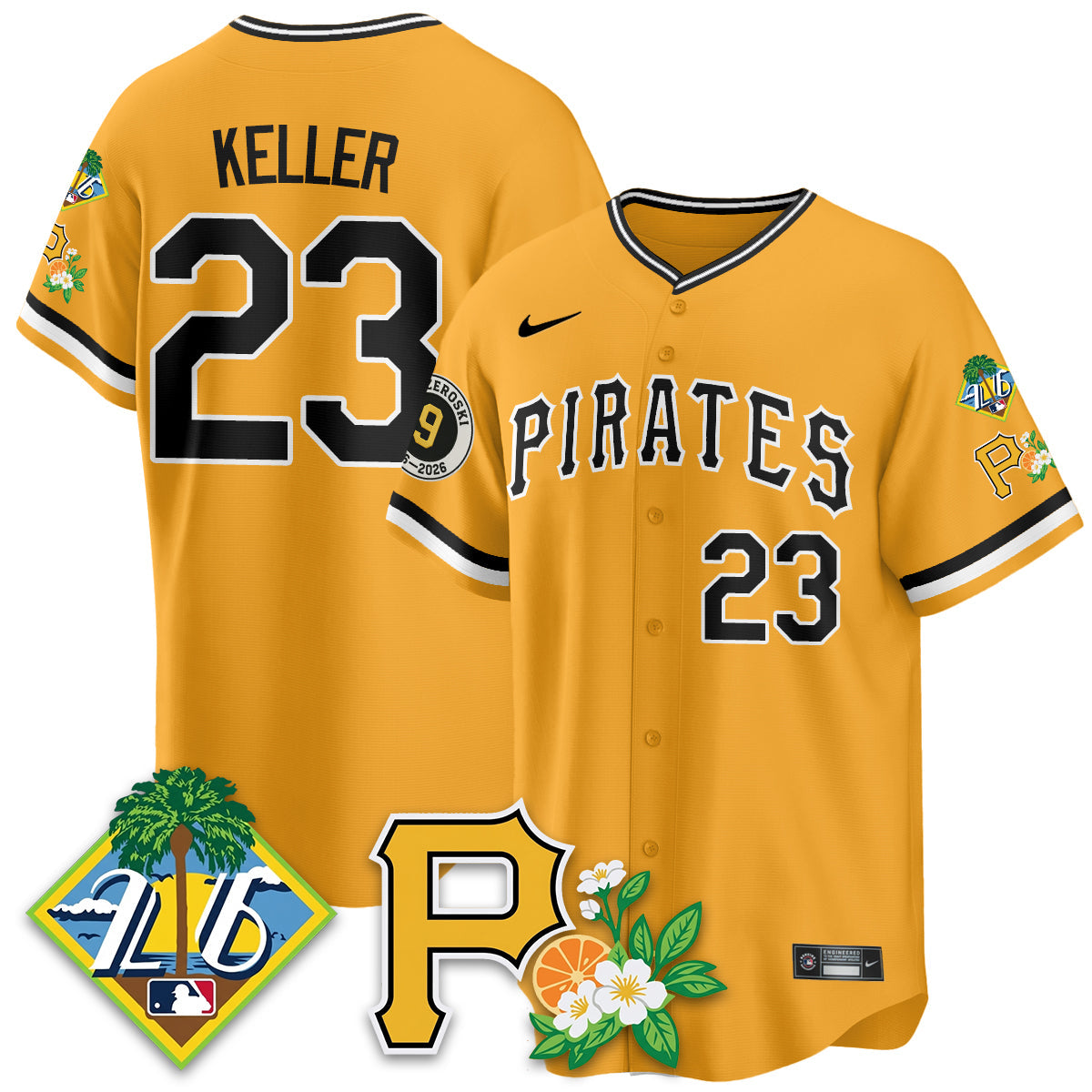 PIT 2026 Spring Training Vapor Limited Jersey - Bill Mazeroski Patch - All Stitched