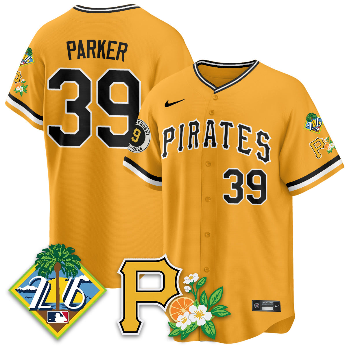 PIT 2026 Spring Training Vapor Limited Jersey - Bill Mazeroski Patch - All Stitched