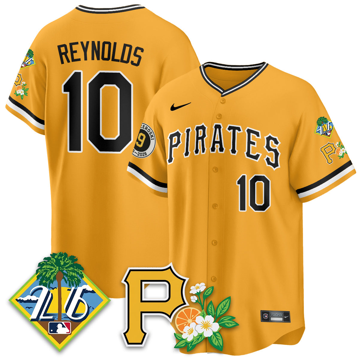 PIT 2026 Spring Training Vapor Limited Jersey - Bill Mazeroski Patch - All Stitched