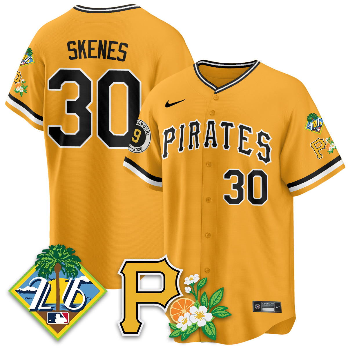 PIT 2026 Spring Training Vapor Limited Jersey - Bill Mazeroski Patch - All Stitched