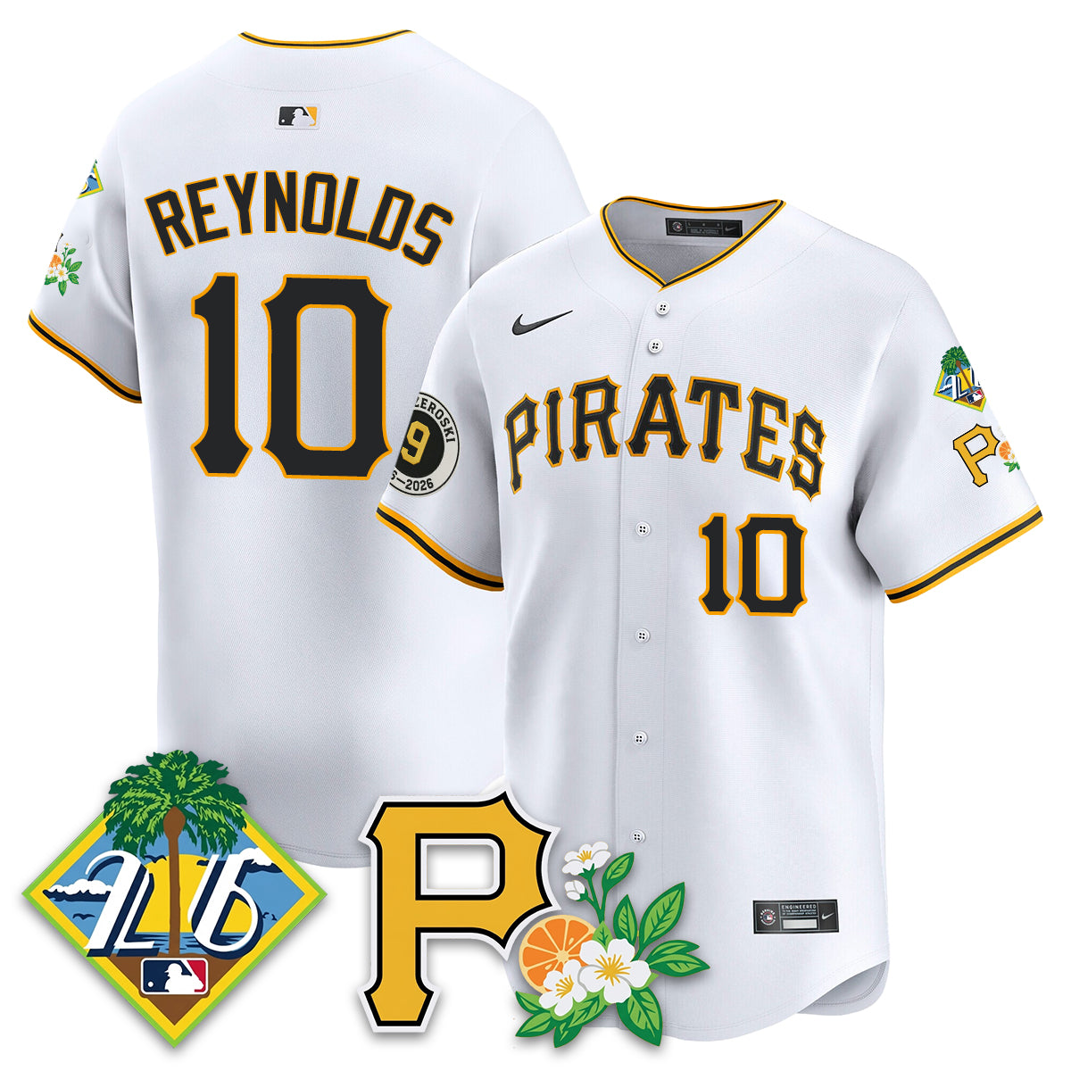 PIT 2026 Spring Training Vapor Limited Jersey - Bill Mazeroski Patch - All Stitched