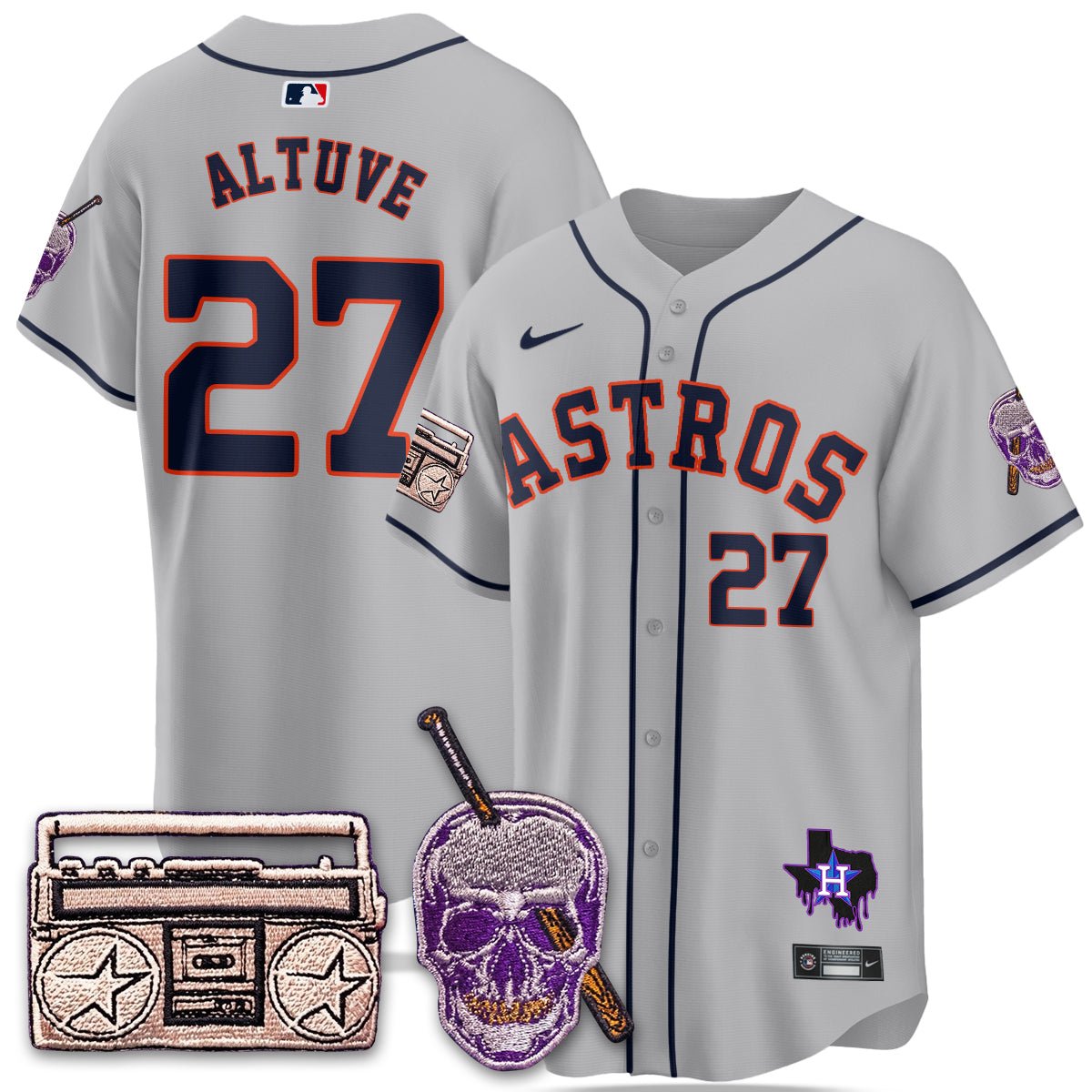 HOU DJ Screw Patch Vapor Premier Limited Jersey - All Stitched