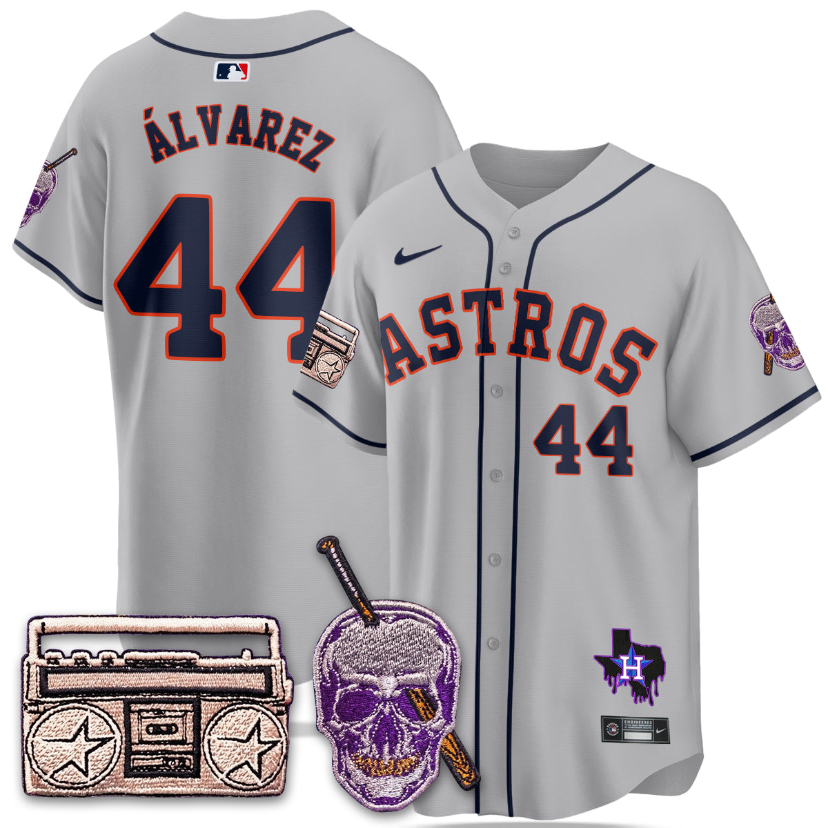 HOU DJ Screw Patch Vapor Premier Limited Jersey - All Stitched