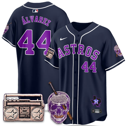 HOU DJ Screw Patch Vapor Premier Limited Jersey - All Stitched