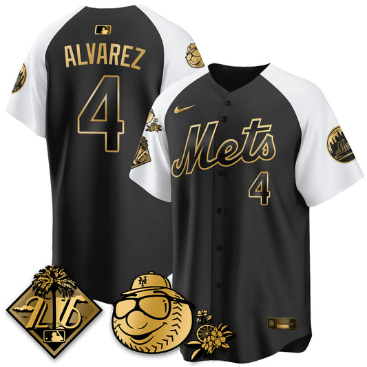 NYM 2026 Spring Training Vapor Limited Gold Jersey - Stitched