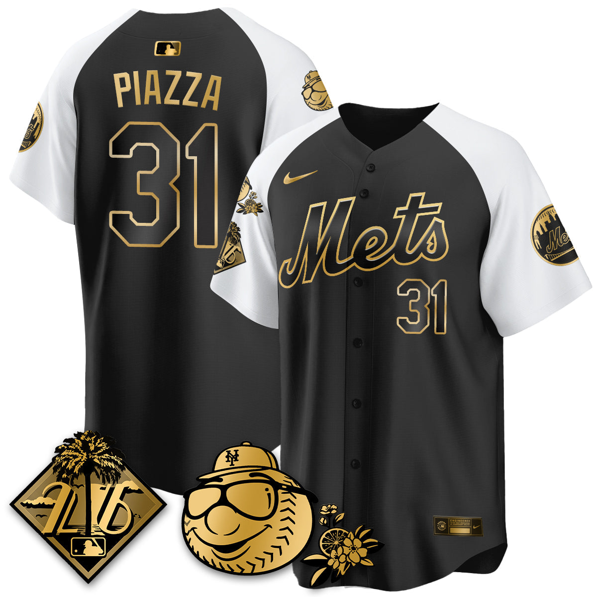 NYM 2026 Spring Training Vapor Limited Gold Jersey - All Stitched