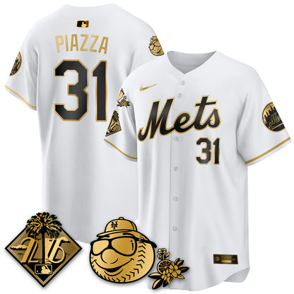NYM 2026 Spring Training Vapor Limited Gold Jersey - All Stitched