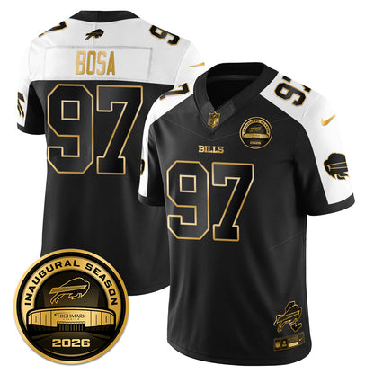 BUF 2026 Inaugural Season Patch Vapor Limited Gold Jersey - All Stitched
