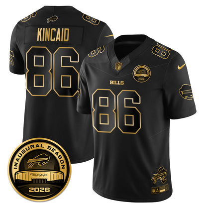 BUF 2026 Inaugural Season Patch Vapor Limited Gold Jersey - All Stitched