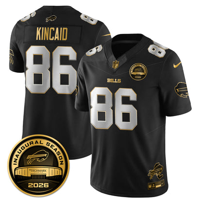 BUF 2026 Inaugural Season Patch Vapor Limited Gold Jersey - All Stitched