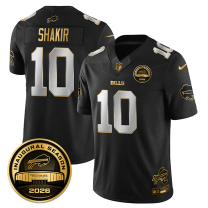 BUF 2026 Inaugural Season Patch Vapor Limited Gold Jersey - All Stitched