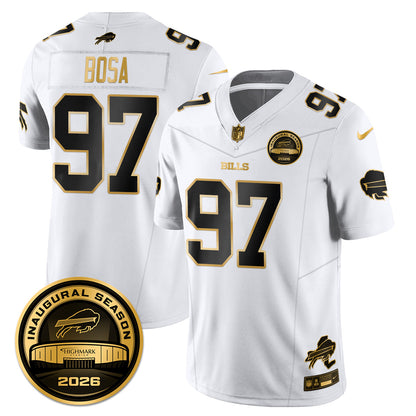 BUF 2026 Inaugural Season Patch Vapor Limited Gold Jersey - All Stitched
