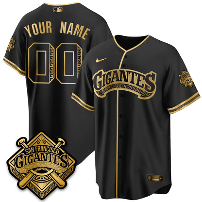 Custom SF GIGANTES Vapor Limited Jersey - All Stitched