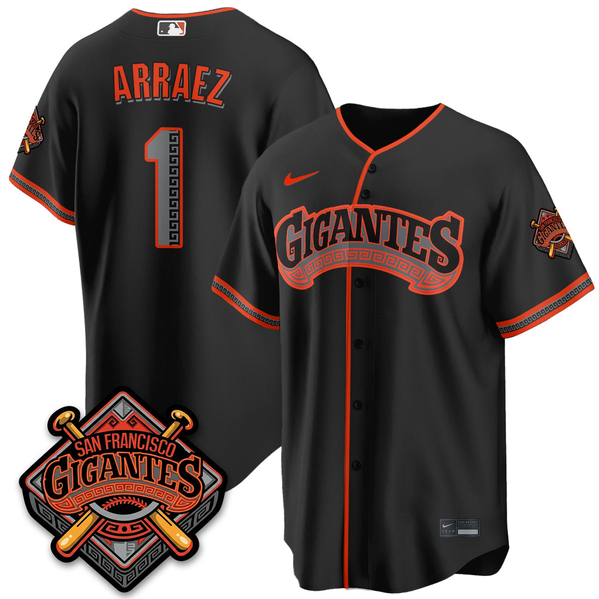 SF GIGANTES Vapor Limited Jersey - All Stitched