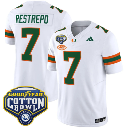 MIA 2025 Goodyear Cotton Bowl Patch Vapor Limited Jersey - All Stitched