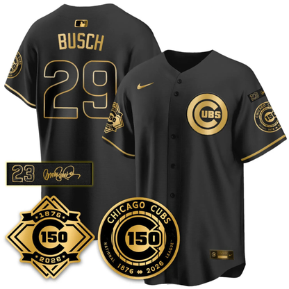 CHC Vapor Limited Gold Jersey - 150th Anniversary & Ryno Tribute Patch - All Stitched