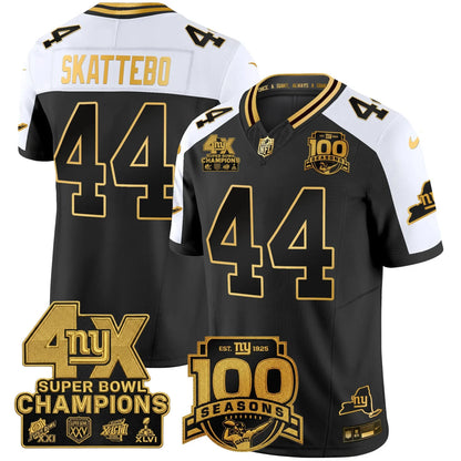 NYG 4X Champions & 100th Season Patch Limited Edition - Stitched (2)