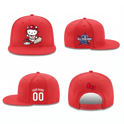PHI x Meow KT Personalized Snapback Cap - Printed