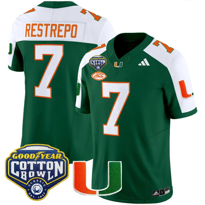 MIA 2025 Goodyear Cotton Bowl Patch Vapor Limited Jersey - All Stitched