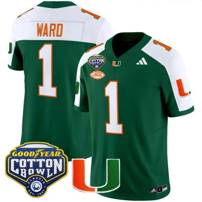 MIA 2025 Goodyear Cotton Bowl Patch Vapor Limited Jersey - All Stitched