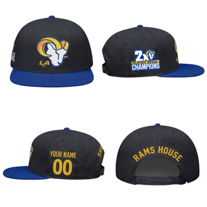 LAR 2X Champs Personalized Snapback Cap - Printed