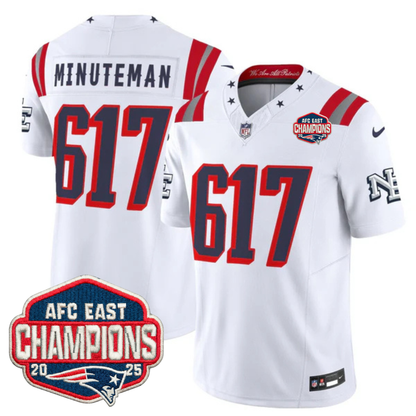 NE 2025 "Rivalries" AFC East Champions Vapor Limited Jersey - All Stitched