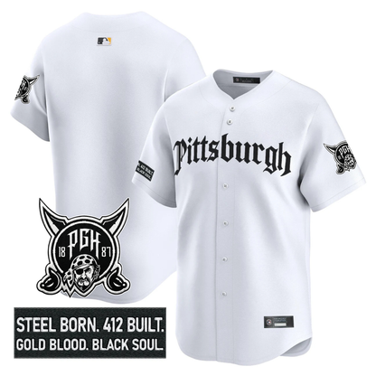 PIT 'Gothic Steel City Edition' Vapor Premier Limited Jersey - All Stitched