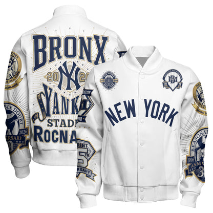 NYY x Jay Z Limited Edition Varsity Jacket - Printed