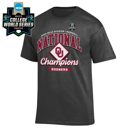 Oklahoma Sooners 2026 NCAA Men’s Baseball National Champions One Side T-Shirt V4