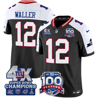 NYG 4X Champions & 100th Season Patch Limited Edition - Stitched (2)