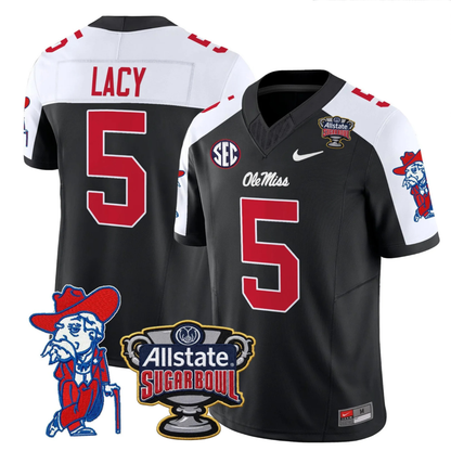 Ole Miss Rebels 2025 Sugar Bowl Patch Vapor Limited Jersey - All Stitched