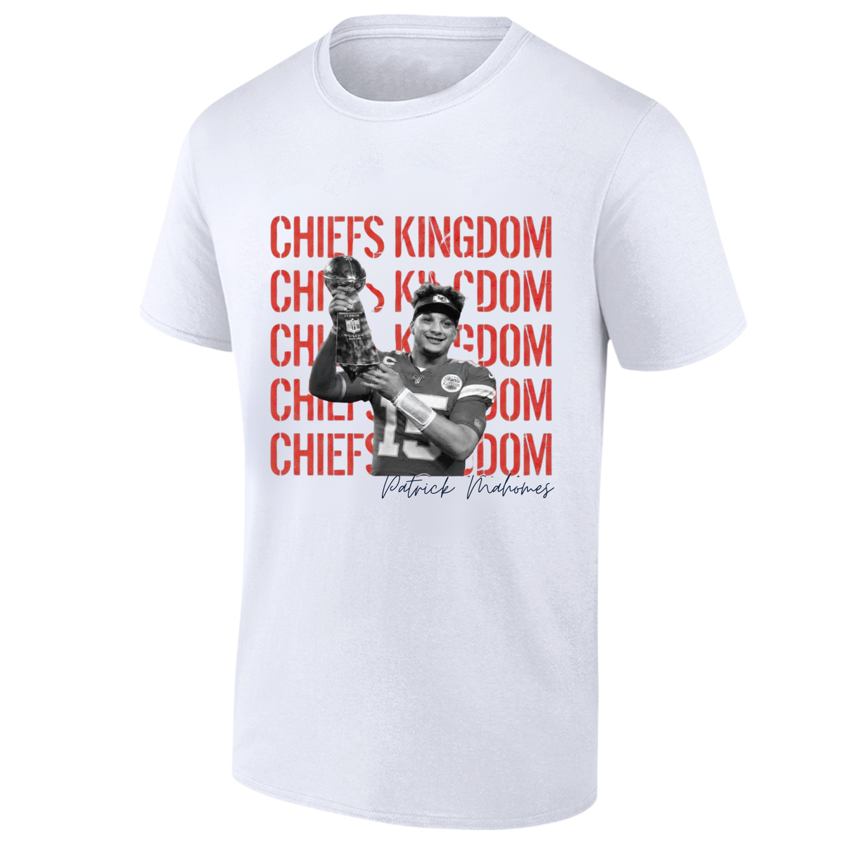 KC Patrick Mahomes One Side T-Shirt - Printed