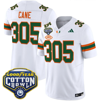 MIA 2025 Goodyear Cotton Bowl Patch Vapor Limited Jersey - All Stitched