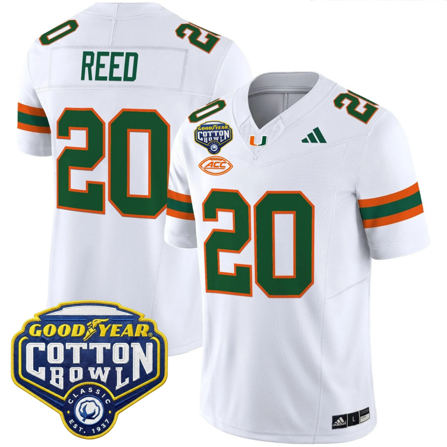 MIA 2025 Goodyear Cotton Bowl Patch Vapor Limited Jersey - All Stitched