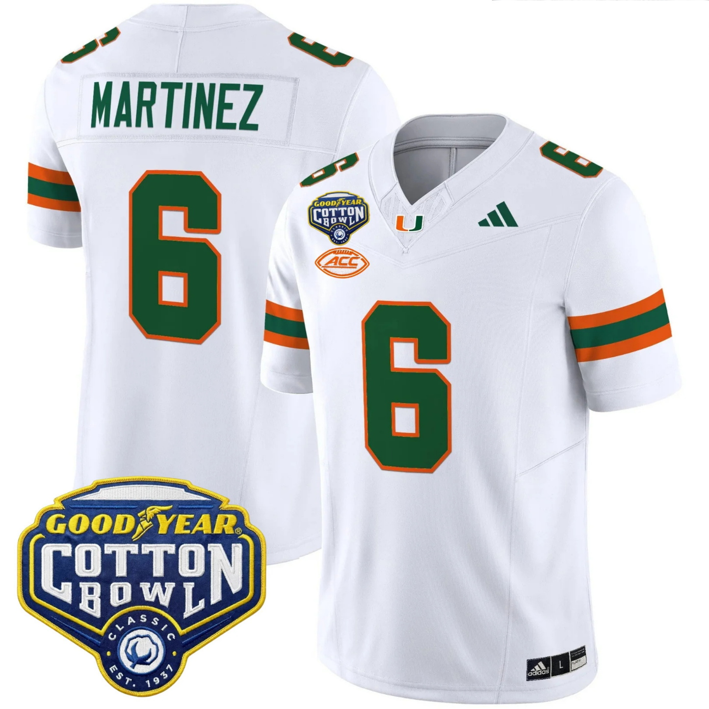 MIA 2025 Goodyear Cotton Bowl Patch Vapor Limited Jersey - All Stitched