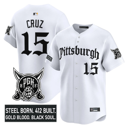 PIT 'Gothic Steel City Edition' Vapor Premier Limited Jersey - All Stitched