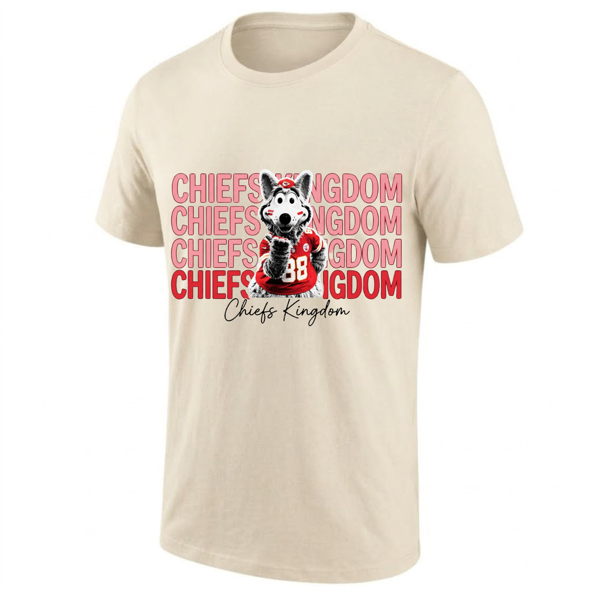 KC Wolf Kingdom One Side T-Shirt - Printed