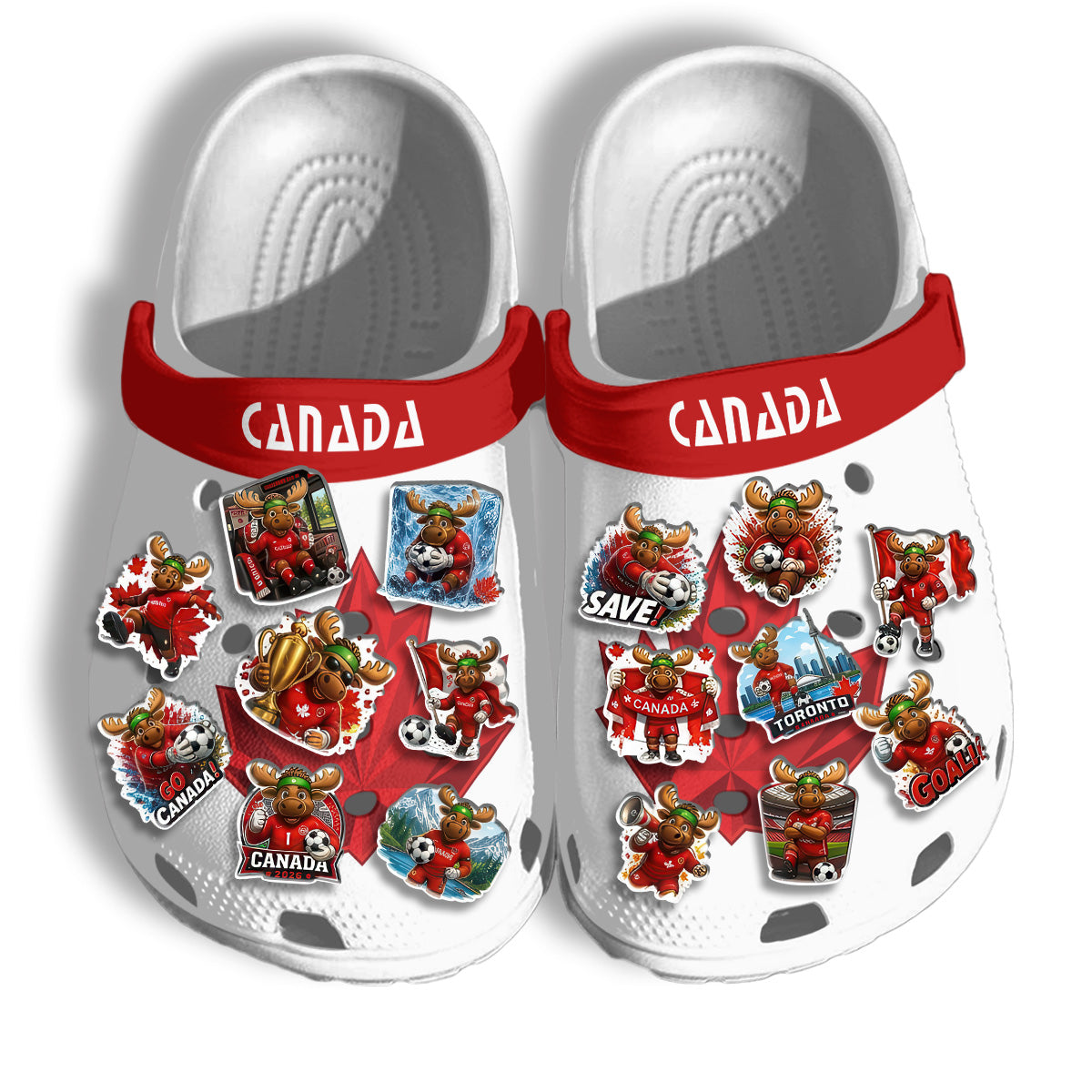 Canada Clogs WC2026 Flag - Charms Gift Set