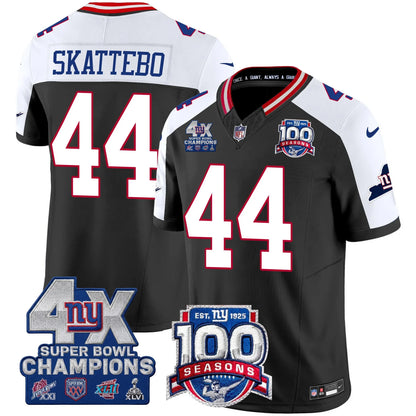 NYG 4X Champions & 100th Season Patch Limited Edition - Stitched (2)